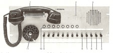 Hgtalartelefon med linjetagare (K1A)