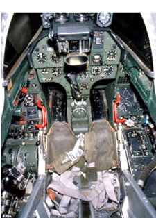 Förarplats J35A MOD