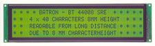 lfanumerisk LCD-display 40x4 tecken.