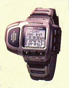 Armbandsur med GPS-funktion.