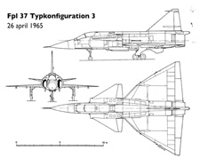 Flygplan 37 Konfiguration 3 1965