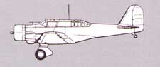 Northrop 8A-1 med den raka huven och mindre motorkåpan