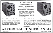 Annons Populär Radio 1949