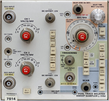 Tektronix 7S14 2x1GHz samplingtillsats