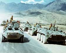 Sovjet lämnar Afghanistan