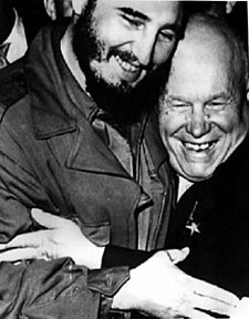 Castro och Chrusjtjov vapenbröder Castro och Chrusjtjov vapenbröder